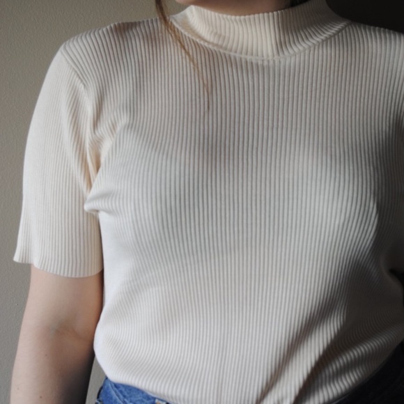 Ribbed Tee - Picture 1 of 2